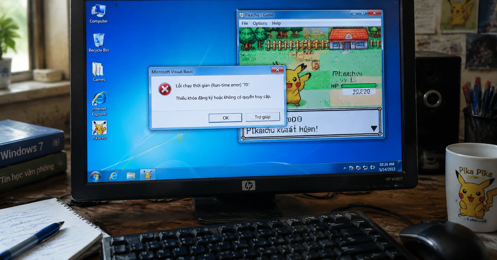 Khắc phục lỗi run-time error 70 khi chơi pikachu trên win7 hiệu quả - image 1 Khắc phục lỗi run-time error 70 khi chơi pikachu trên win7 hiệu quả - image 1