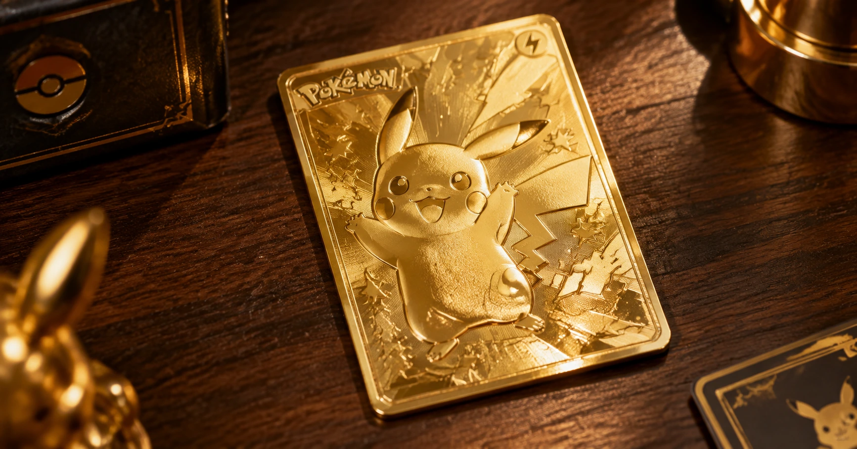 Thẻ Pikachu Kim Loại Vàng Kỷ Niệm 25 Năm: Biểu tượng độc đáo của Pokémon - image 1 Thẻ Pikachu Kim Loại Vàng Kỷ Niệm 25 Năm: Biểu tượng độc đáo của Pokémon - image 1