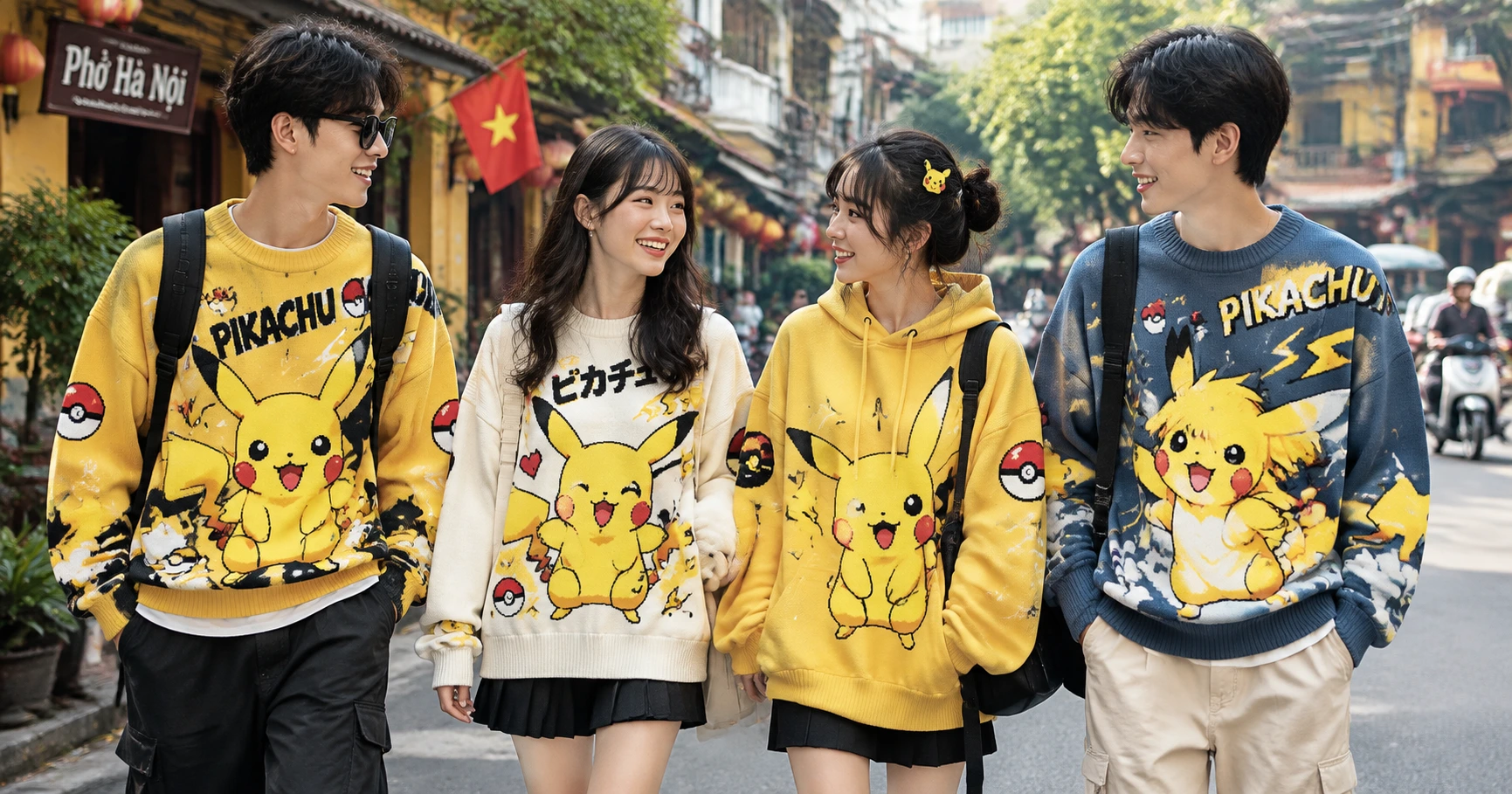 Pikachu Sweaters: Xu Hướng Thời Trang Đầy Sức Hút Cho Fan Pokemon - image 1 Pikachu Sweaters: Xu Hướng Thời Trang Đầy Sức Hút Cho Fan Pokemon - image 1